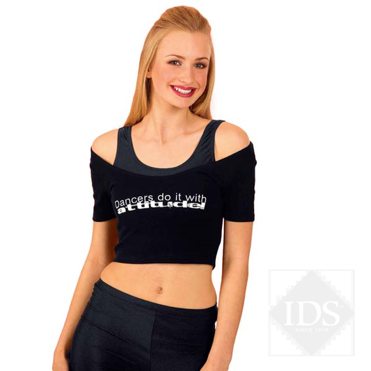 Adult attitude crop top