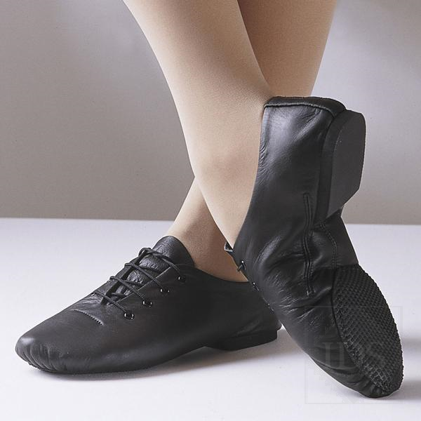 Split sole jazz shoe black