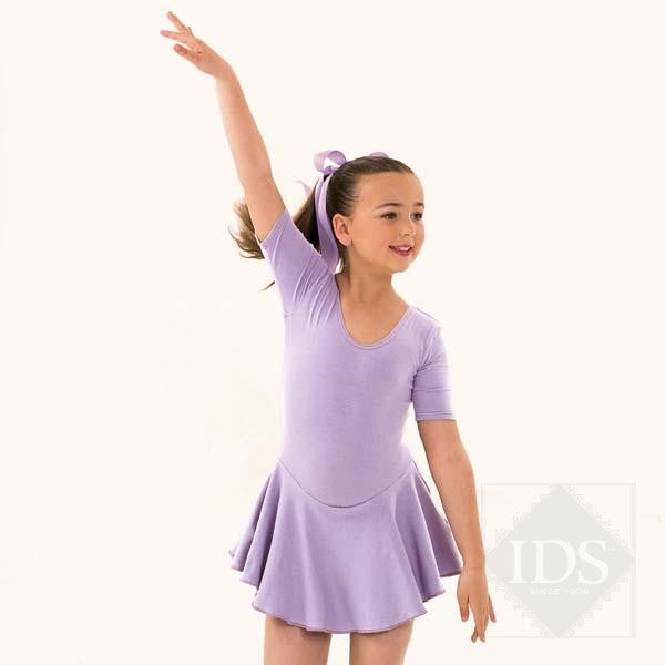 Lilac skirted leotard